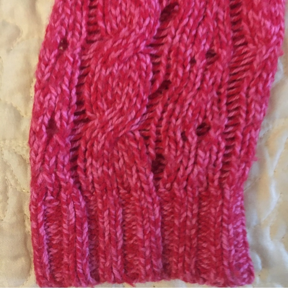 Abercrombie & Fitch Sweater Loose Knit Pink Size M - Picture 7 of 13